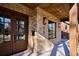 Elegant front entrance with double doors and brick facade at 457 S Vine St, Denver, CO 80209