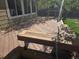 Spacious composite deck with built-in bench seating at 21064 E Crestline Cir, Centennial, CO 80015