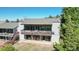 Aerial view showcasing home's back and deck at 6301 Perry Park Blvd # 13, Larkspur, CO 80118