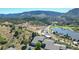Aerial view of home showcasing surrounding landscape and golf course at 6301 Perry Park Blvd # 13, Larkspur, CO 80118