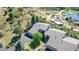 Aerial view of home, showcasing mountain views and community features at 6301 Perry Park Blvd # 13, Larkspur, CO 80118