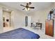 Primary bedroom with en-suite bathroom and ample closet space at 14672 Melco Ave, Parker, CO 80134