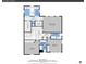 Second floor layout with two bedrooms and two bathrooms at 14672 Melco Ave, Parker, CO 80134