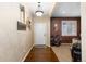 Hardwood floor entryway with interior access to home office at 8104 El Jebel Loop, Castle Rock, CO 80108