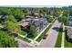 Aerial view showcasing the home's curb appeal and neighborhood at 2200 Newton St, Denver, CO 80211
