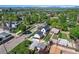 Aerial view showing the home's location and surrounding area at 2200 Newton St, Denver, CO 80211