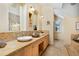 Elegant bathroom with double sinks and a large soaking tub at 1745 Kearney St, Denver, CO 80220