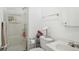 Clean bathroom with a shower/tub combo and updated vanity at 9901 E Evans Ave # 7D, Aurora, CO 80247