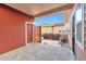 Covered patio, storage area and view of neighboring house at 8537 E 35Th Ave, Denver, CO 80238