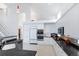 Modern kitchen with stainless steel appliances and ample cabinet space at 12527 Tapadero Way, Castle Pines, CO 80108