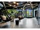 Modern lobby with hanging chairs and ample natural light at 1601 Park Ave # 216, Denver, CO 80218