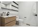 Modern bathroom with floating vanity and sleek fixtures at 1601 Park Ave # 216, Denver, CO 80218