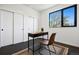 Bright home office with built-in closet and plenty of natural light at 1601 Park Ave # 216, Denver, CO 80218