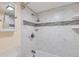 Clean bathroom featuring updated shower and tile at 2227 Canyon Blvd # 253B, Boulder, CO 80302