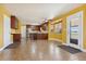 Kitchen with island, stainless steel appliances and ample cabinet space at 11685 Salem St, Henderson, CO 80640