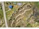 Aerial view of property showing house, garden and land at 36023 Winchester Rd, Elizabeth, CO 80107