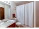 Clean bathroom with shower/tub and vanity at 13270 E Jewell Ave # 202, Aurora, CO 80012