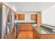 Modern kitchen with stainless steel appliances at 3601 Arapahoe Ave # 226, Boulder, CO 80303