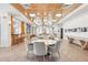 Common area dining room with round table and chairs at 3601 Arapahoe Ave # 226, Boulder, CO 80303