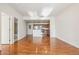 Open concept kitchen with hardwood floors at 3601 Arapahoe Ave # 226, Boulder, CO 80303