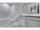 Bathroom with bathtub, toilet and vanity at 16728 W 93Rd Pl, Arvada, CO 80007