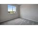 Well-lit bedroom featuring carpet and a window at 16728 W 93Rd Pl, Arvada, CO 80007