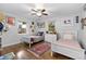 bedroom with twin beds and cheerful decor at 2250 Leyden St, Denver, CO 80207