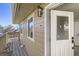 Private deck and exterior access with a view at 4527 Starboard Ct, Boulder, CO 80301