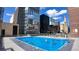 Condo rooftop pool with city views at 1020 15Th St # 40M, Denver, CO 80202