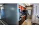 Modern kitchen with granite countertops and stainless steel appliances at 1020 15Th St # 40M, Denver, CO 80202