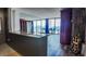 Open concept living room with city views at 1020 15Th St # 40M, Denver, CO 80202