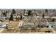 Aerial view of a home nestled in a neighborhood, showcasing its curb appeal and location at 1852 S Forest St, Denver, CO 80222