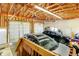 Spacious garage with room for two cars and storage at 35100 E 120Th Ave, Hudson, CO 80642