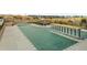 Community pool with a green cover at 3093 Belay Pt, Castle Rock, CO 80108