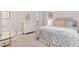 Charming bedroom with a gray headboard and decorative pillows at 3093 Belay Pt, Castle Rock, CO 80108