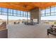 Modern community room with fireplace and seating area at 3093 Belay Pt, Castle Rock, CO 80108
