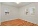 Spacious bedroom with hardwood floors and plenty of natural light at 1529 Holly, Denver, CO 80220
