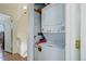 Convenient laundry closet with stackable washer and dryer at 16941 E Chenango Ave # C, Aurora, CO 80015