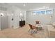 Finished basement with seating area and a half bathroom at 2292 S Dexter St # 1, Denver, CO 80222