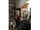 Unfinished basement with shelving for storage at 1053 N Colorado Blvd, Denver, CO 80206