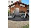 Wooden storage shed in the backyard at 1053 N Colorado Blvd, Denver, CO 80206