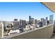 Stunning panoramic city skyline view from a high-rise balcony at 1020 15Th St # 37I, Denver, CO 80202