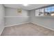 Basement bedroom with carpet and a window at 8160 W 81St Pl, Arvada, CO 80005