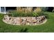 Landscaped area with a rock retaining wall at 8160 W 81St Pl, Arvada, CO 80005