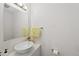 Clean bathroom with a vessel sink, and updated vanity at 580 S Parfet St, Lakewood, CO 80226