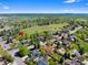 Aerial view of property highlighting its location and neighborhood at 580 S Parfet St, Lakewood, CO 80226