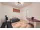 Home office or exercise room with hardwood floors, and a work desk at 1705 Gaylord St # 107, Denver, CO 80206