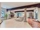 Spacious basement with hardwood floors and fireplace at 26600 Mowbray Ct, Evergreen, CO 80439