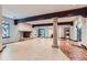 Large basement recreation area with hardwood floors at 26600 Mowbray Ct, Evergreen, CO 80439