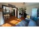 Dining area with wooden table and chairs, hardwood floors at 3610 N Clay St, Denver, CO 80211